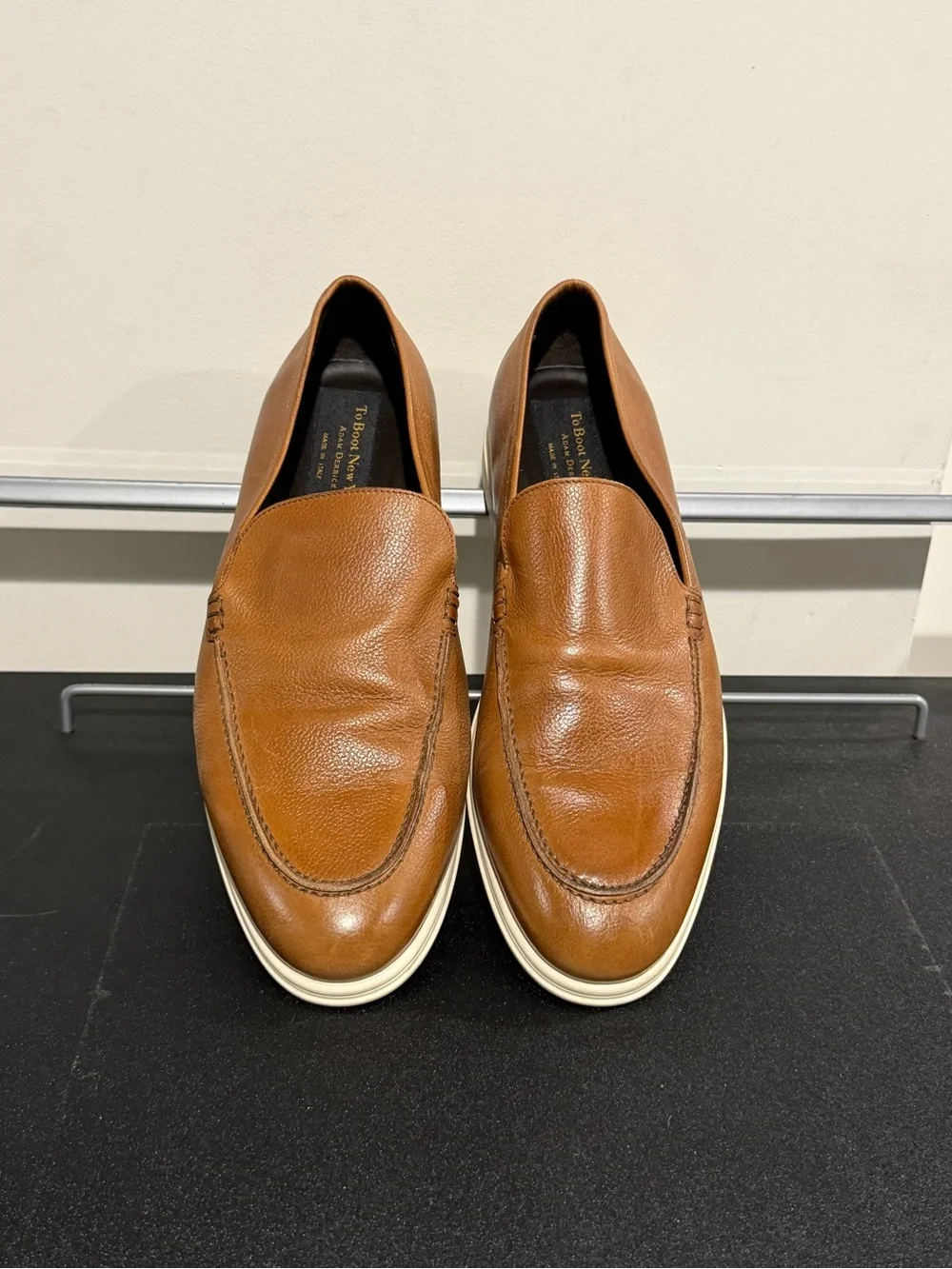 To Boot Men's Slip-On Leather Loafers in Brown